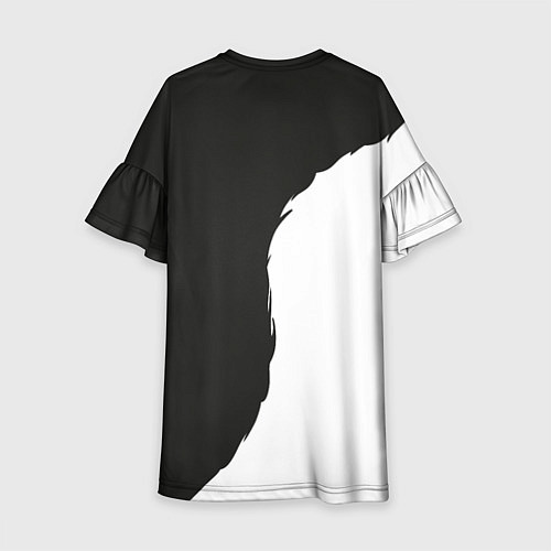 Детское платье Волки инь и ян / 3D-принт – фото 2