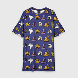 Детское платье Halloween pattern