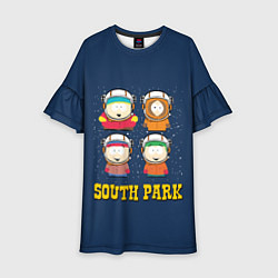 Детское платье South park космонавты