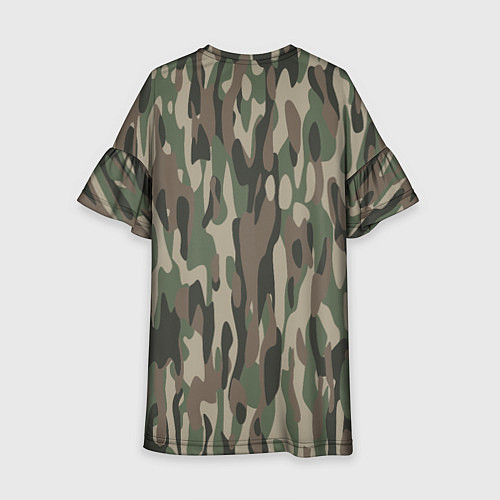 Детское платье Камуфляж ВСР-93 вертикалка / 3D-принт – фото 2