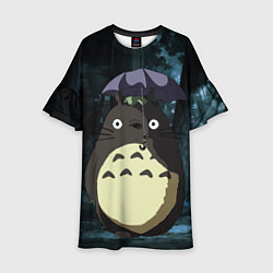 Детское платье Totoro in rain forest