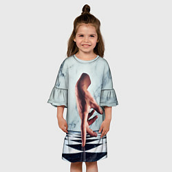 Платье клеш для девочки Персонаж Вещь, цвет: 3D-принт — фото 2