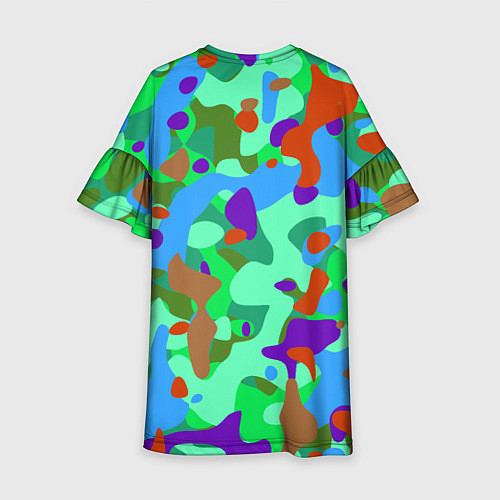 Детское платье Абстракция цвета / 3D-принт – фото 2
