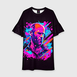 Детское платье Jason Statham - pop art