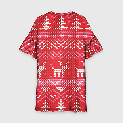 Детское платье Тёплые олени / 3D-принт – фото 2