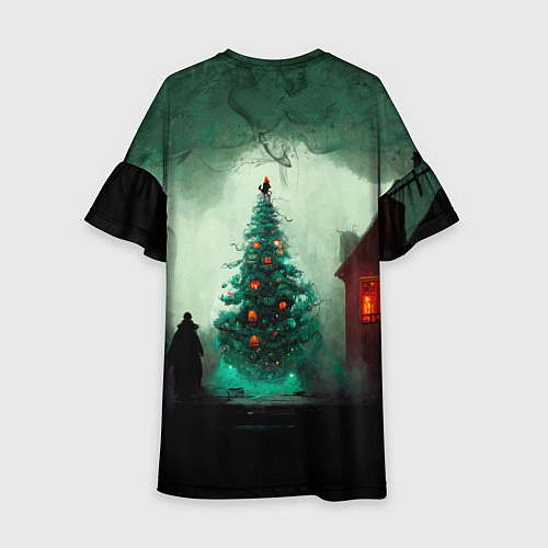 Детское платье Тёмное рождество / 3D-принт – фото 2