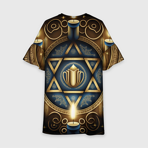 Детское платье Ханука праздник огней / 3D-принт – фото 2