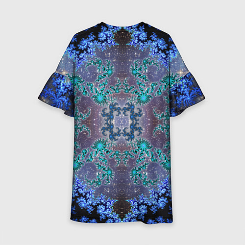 Детское платье Космические фракталы / 3D-принт – фото 2