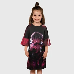 Платье клеш для девочки Кибер Сайонара, цвет: 3D-принт — фото 2