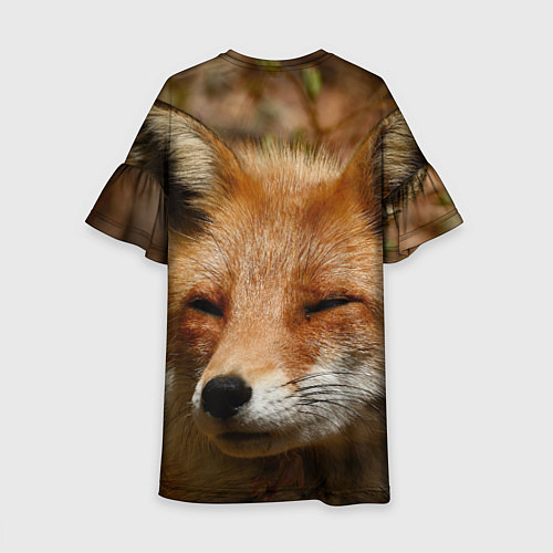 Детское платье Лис дремлет / 3D-принт – фото 2