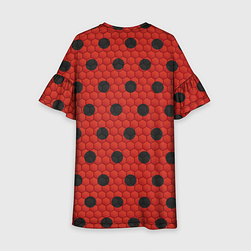 Детское платье Камуфляж божья коровка / 3D-принт – фото 2