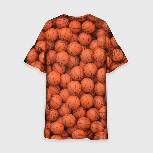 Детское платье Баскетбольные мячи / 3D-принт – фото 2