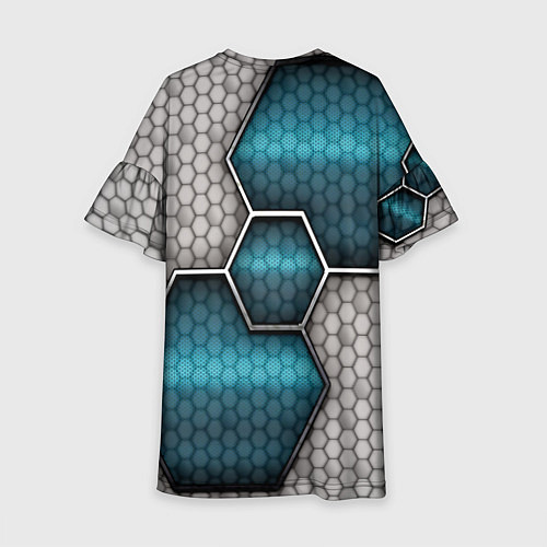 Детское платье Cyber texture abstraction / 3D-принт – фото 2