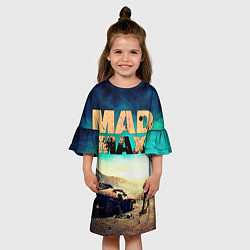 Платье клеш для девочки Mad Max, цвет: 3D-принт — фото 2