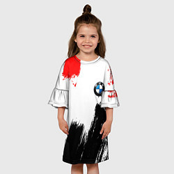 Платье клеш для девочки BMW art, цвет: 3D-принт — фото 2