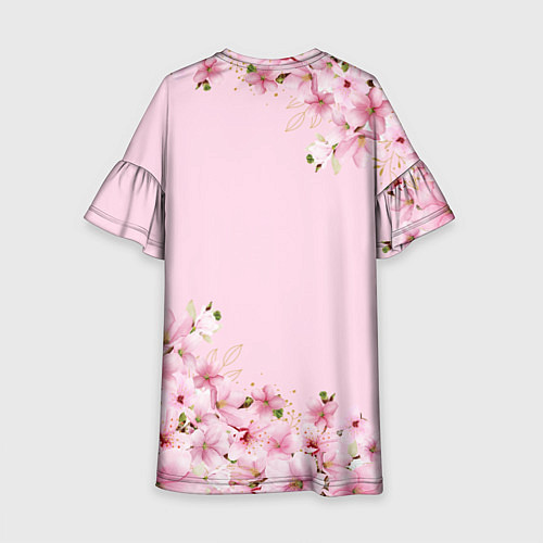 Детское платье Папина дочка сакура / 3D-принт – фото 2