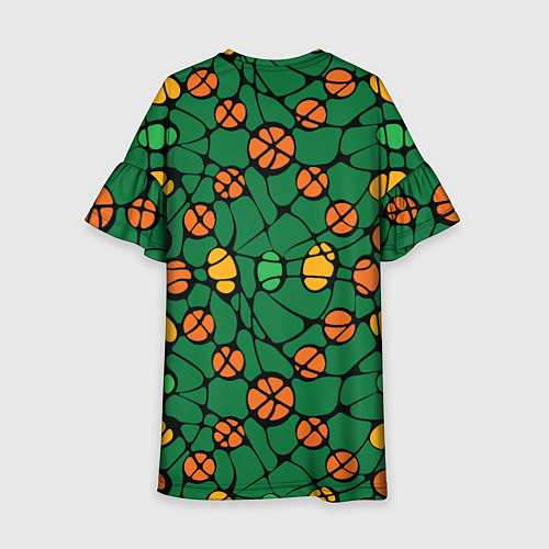 Детское платье Контрастный абстрактный узор / 3D-принт – фото 2