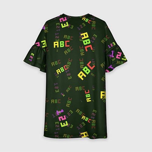 Детское платье ABC / 3D-принт – фото 2