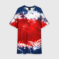 Детское платье Grunge strips colors