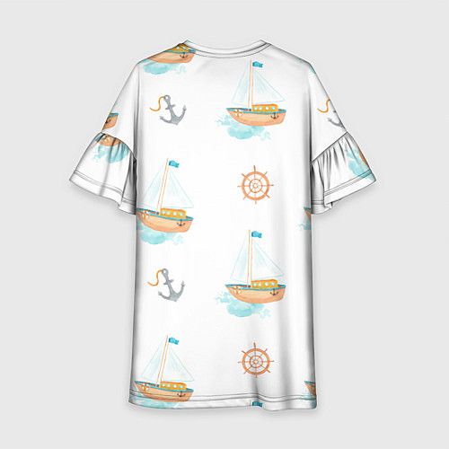 Детское платье Мечты о море / 3D-принт – фото 2