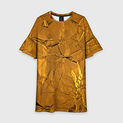 Детское платье Золотое стекло