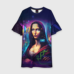 Детское платье Cyberpunk Mona Lisa