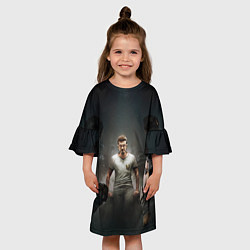 Платье клеш для девочки Rainbow Six Siege - 5 year, цвет: 3D-принт — фото 2