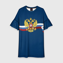 Детское платье Флаг России лента
