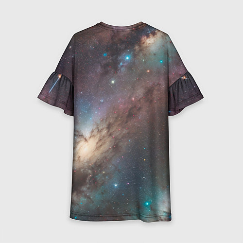 Детское платье Бескрайняя Вселенная / 3D-принт – фото 2