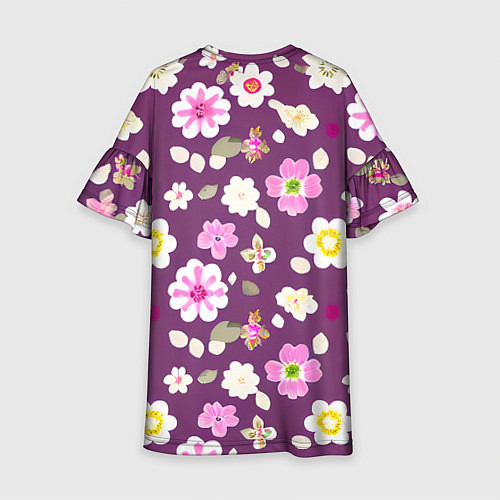 Детское платье Цветы сакуры / 3D-принт – фото 2