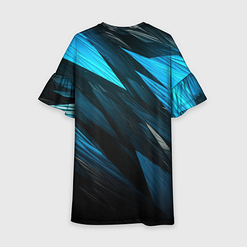 Детское платье Black blue style / 3D-принт – фото 2