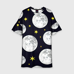 Детское платье Космос лун