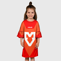 Платье клеш для девочки Форма MOUZ, цвет: 3D-принт — фото 2