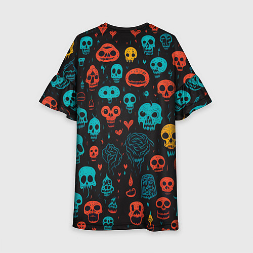 Детское платье Skull party / 3D-принт – фото 2