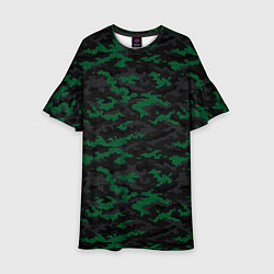 Детское платье Точечный камуфляжный узор Spot camouflage pattern