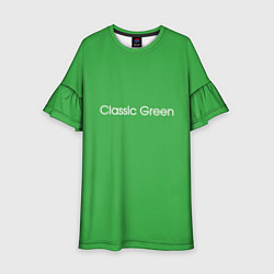 Детское платье Classic Green