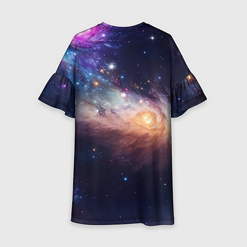 Детское платье Комическое пространство / 3D-принт – фото 2