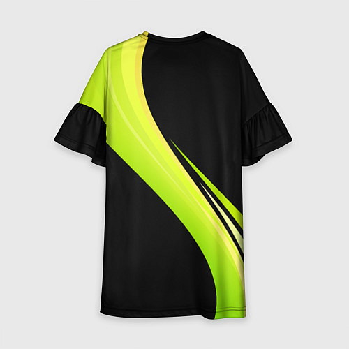 Детское платье Волейбол Россия / 3D-принт – фото 2