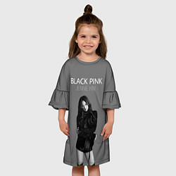 Платье клеш для девочки Blackpink - Jennie Kim, цвет: 3D-принт — фото 2
