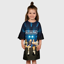 Платье клеш для девочки Blackpink kpop girls, цвет: 3D-принт — фото 2