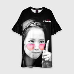 Детское платье Blackpink Jisoo Attention sign