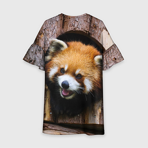 Детское платье Красная панда в дереве / 3D-принт – фото 2