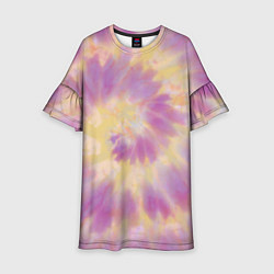 Детское платье Tie-Dye дизайн