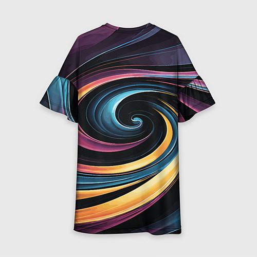 Детское платье Gradient vortex / 3D-принт – фото 2