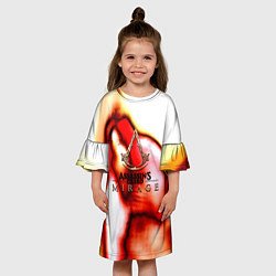 Платье клеш для девочки Assassins Creed mirage exclusive, цвет: 3D-принт — фото 2
