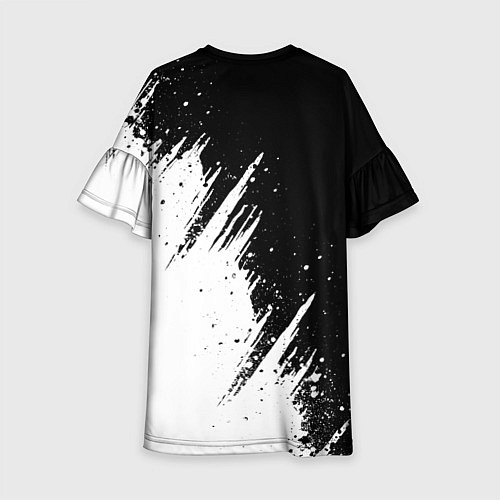 Детское платье Baldurs gate 3 - белая краска / 3D-принт – фото 2