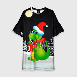 Детское платье Дракон в новогоднюю ночь