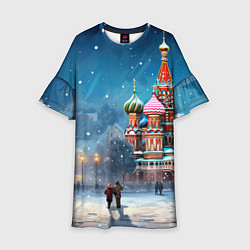 Детское платье Новогодняя Москва