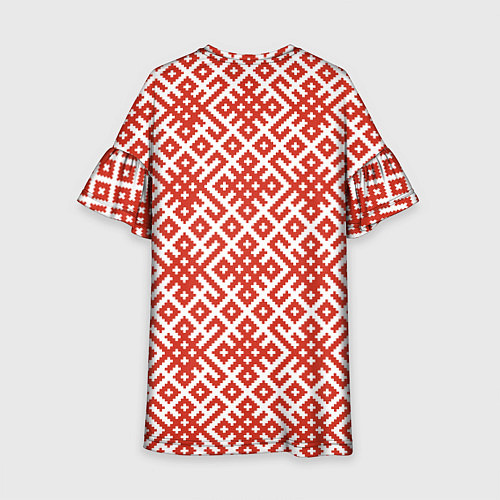 Детское платье Славянские обережные узоры / 3D-принт – фото 2