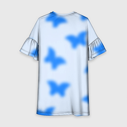 Детское платье Y2K blue butterfly / 3D-принт – фото 2